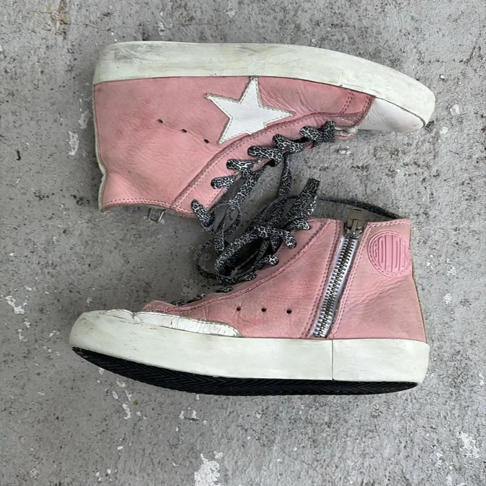 Golden Goose Francy Pink high tops